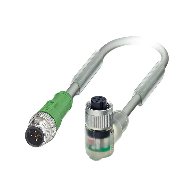Phoenix Contact Sensor Actuator Cable Male 5 way M12 to Female 5 way M12, 300 mm, Polyurethane Grey Jacket, 24V 1457306