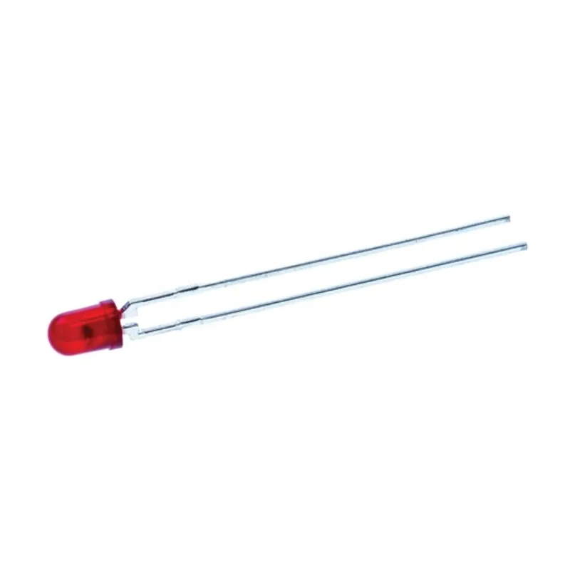 Kingbright Red LED 3 mm Through Hole 2.5 V 185 mA 900 mcd Diffused Lens L-7104SURDK