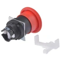 Omron A22E Series Panel Mount Turn Reset Emergency Stop Push Button 22mm Cutout 2 NC Contacts IP65 A22E-M-12-EMO