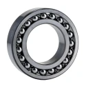 SKF Self-Aligning 2 Row Ball Bearing 70 mm ID, 125 mm OD, 31 mm Race Width, Open Type Cage 2214