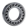 SKF Self-Aligning 2 Row Ball Bearing 70 mm ID, 125 mm OD, 31 mm Race Width, Open Type Cage 2214