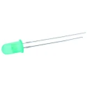 Kingbright Green LED T-1 3/4 (5 mm) Through Hole 2.5 V, 140 mA, 62.5 mW, 100 mcd L-1503GC