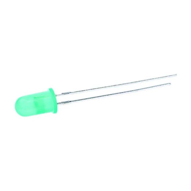 Kingbright Green LED T-1 3/4 (5 mm) Through Hole 2.5 V, 140 mA, 62.5 mW, 100 mcd L-1503GC