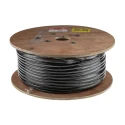 RS PRO Power Cable 3 Core 2.5mm² Black CPE Jacket 300-500V 60°C 100m H05RR-F