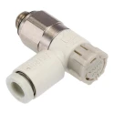 SMC AS Series Flow Controller Metric Tube M5 Inlet Thread 1 MPa Max Operating Pressure AS1201F-M5-04A