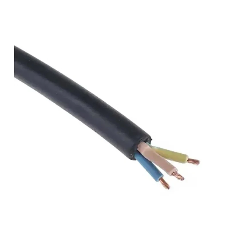 RS PRO H05RR-F 4 Core Power Cable Black 1.5mm² 300/500 V 60°C 100 m CPE H05RR-F