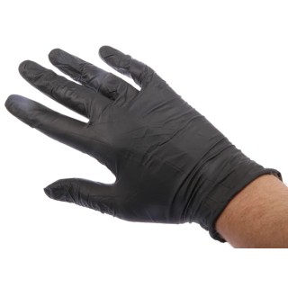 Ansell Grey Nitrile Disposable Gloves Chemical Resistant Powder Free Food Safe 0.12 mm Thickness 100 Gloves 240 mm 93250080