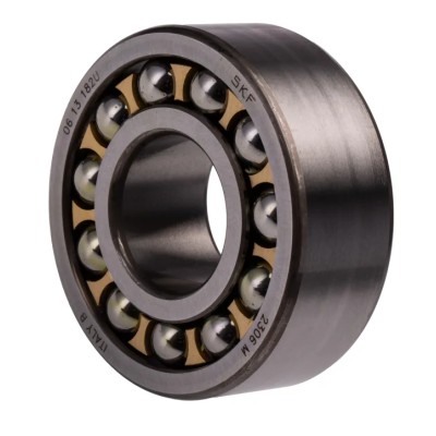 SKF Self-Aligning Ball Bearing 30 mm ID 72 mm OD 27 mm Race Width Machined Metal Cage Steel Balls Open Type 2 Row 2306 M