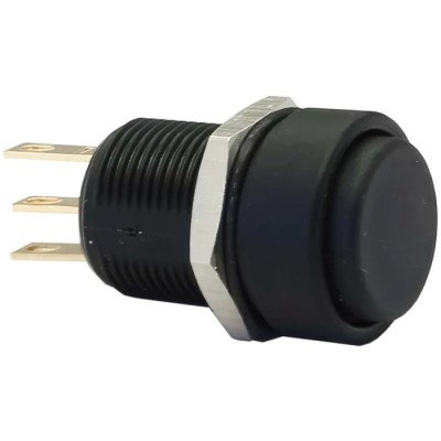 Apem IM Series Push Button Switch Momentary Panel 13.6 mm Cutout SPDT IP67 28 V dc 250 V ac IMP7Z422234UL