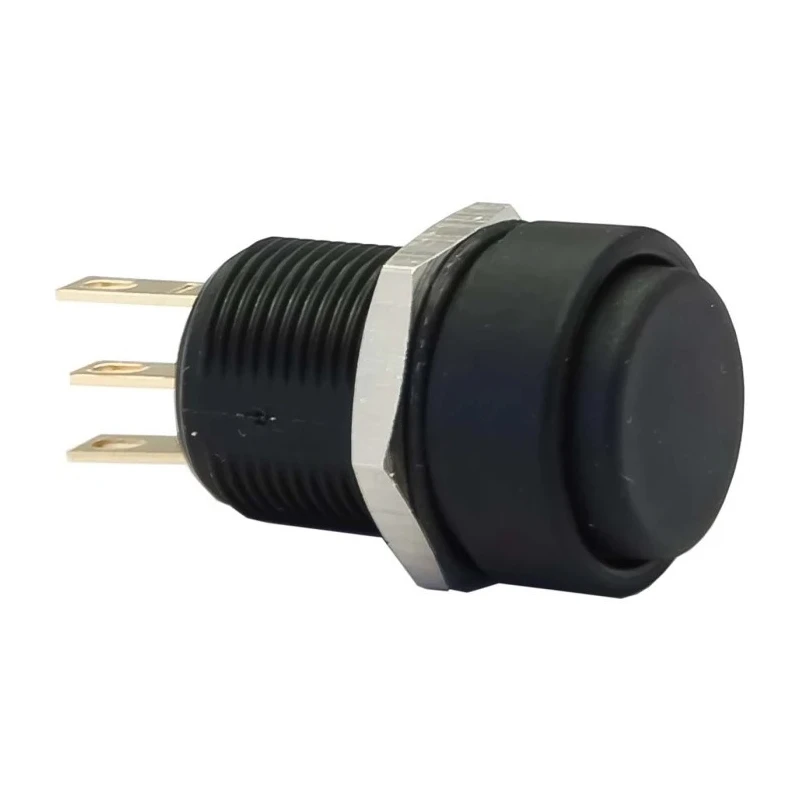 Apem IM Series Push Button Switch Momentary Panel 13.6 mm Cutout SPDT IP67 28 V dc 250 V ac IMP7Z422234UL