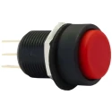 Apem IM Series Sealed Momentary Panel Push Button Switch, Red Actuator, 13.6 mm Cutout, SPDT, IP67, 3A 28 V dc IMP7Z462234UL
