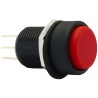 Apem IM Series Sealed Momentary Panel Push Button Switch, Red Actuator, 13.6 mm Cutout, SPDT, IP67, 3A 28 V dc IMP7Z462234UL