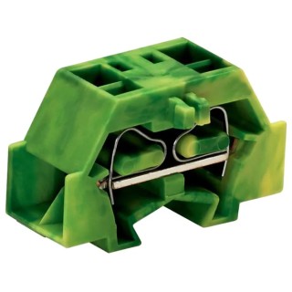WAGO 4-Way DIN Rail Earth Block Cage Clamp Polyamide Housing 600V 20A 261-337