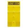 Brady 20 Padlock Lockout Station Board Acrylic 597mm Height 292mm Width Y405809