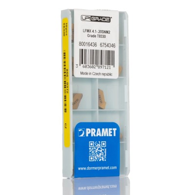 Pramet 90° Approach 4.1 mm Length Cobalt Steel Lathe Part LFMX 4.1-.20SNM2:T8330