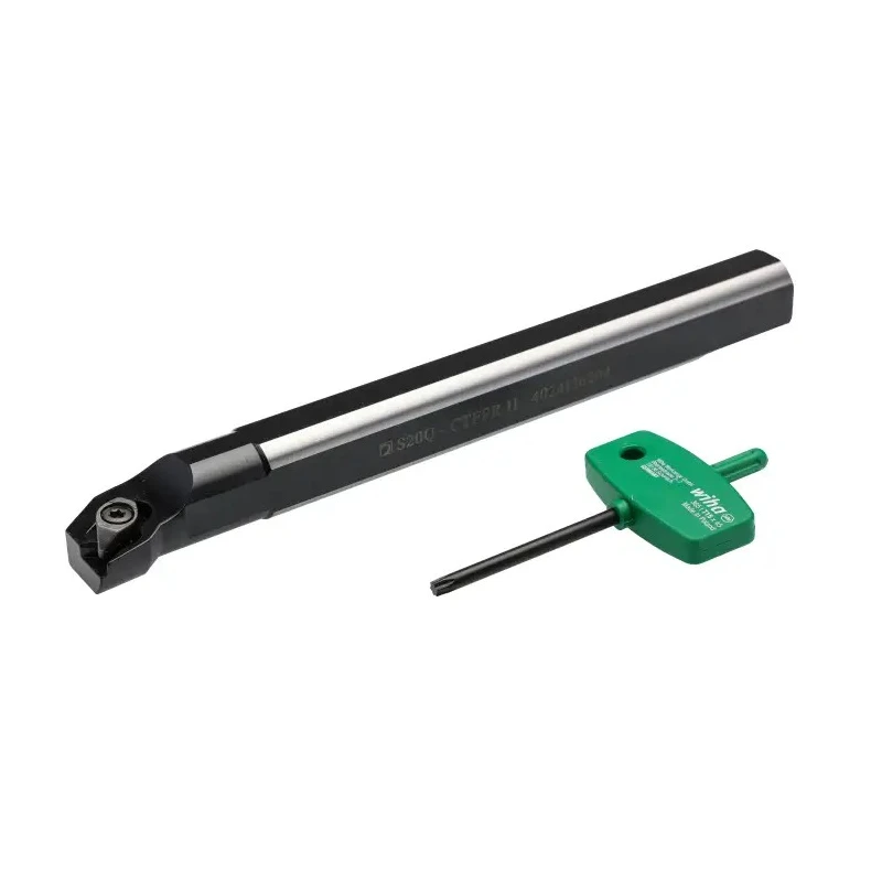 Pramet Lathe Tool Holder for Use with TPMR 1103, 20 mm Height, 91° Approach Angle, 20 mm Length S20Q-CTFPR 11