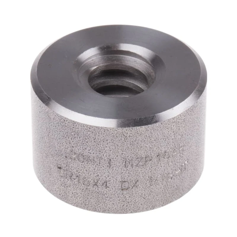 RS PRO 4 mm Steel Cylindrical Nut For Lead Screw 16 mm 24 mm Length 862-5385