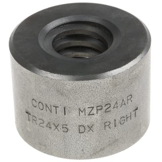 RS PRO Steel Cylindrical Round Nut for Lead Screw 5 mm Lead Size 24 mm Screw Shaft Diameter 36 mm Length 862-5395