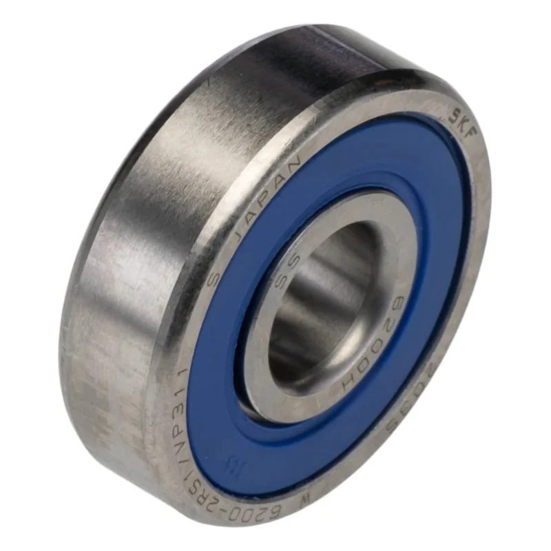 SKF Single Row Deep Groove Ball Bearing Stainless Steel Sealed 10 mm ID 30 mm OD 9 mm Width W 6200-2RS1/VP311