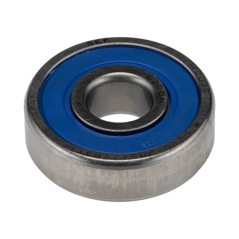 SKF Single Row Deep Groove Ball Bearing Stainless Steel Sealed 10 mm ID 30 mm OD 9 mm Width W 6200-2RS1/VP311