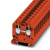 Phoenix Contact UT 16 Series Feed Through Terminal Block Red, 1.5mm² to 25mm², 1-Level, Screw Connection, 1kV, 76A 3044207