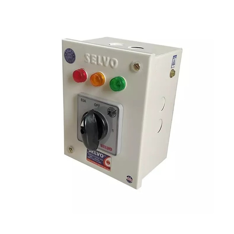 Buy Selvo 63A SPN Phase Selector Switch Enclosure GSELSPN11076