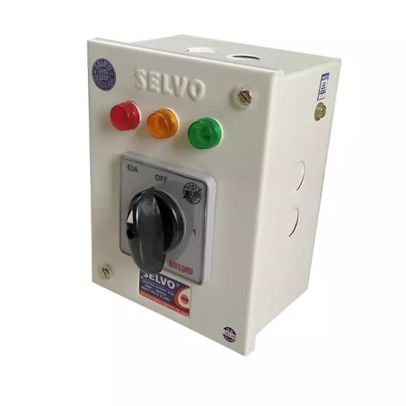 Buy Selvo 63A SPN Phase Selector Switch Enclosure GSELSPN11076