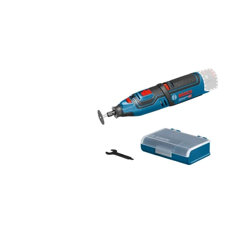 Bosch GRO 12V-35 Cordless Rotary Tool, 12V Battery, Speed 5,000-35,000 RPM, Compact 255mm Length 06019C5000