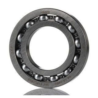SKF Single Row Deep Groove Ball Bearing 30 mm Inside Diameter, 55 mm Outside Diameter, 9 mm Race Width, Sheet Metal 16006