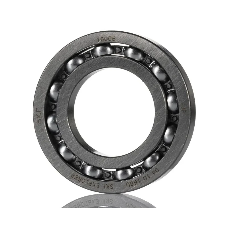 SKF Single Row Deep Groove Ball Bearing 30 mm Inside Diameter, 55 mm Outside Diameter, 9 mm Race Width, Sheet Metal 16006