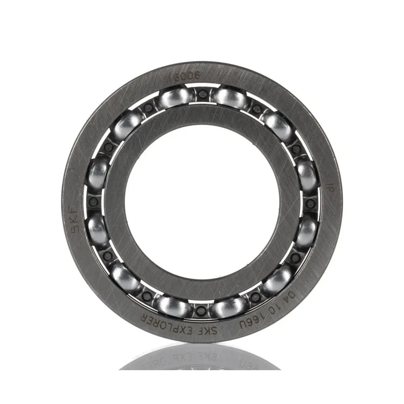 SKF Single Row Deep Groove Ball Bearing 30 mm Inside Diameter, 55 mm Outside Diameter, 9 mm Race Width, Sheet Metal 16006