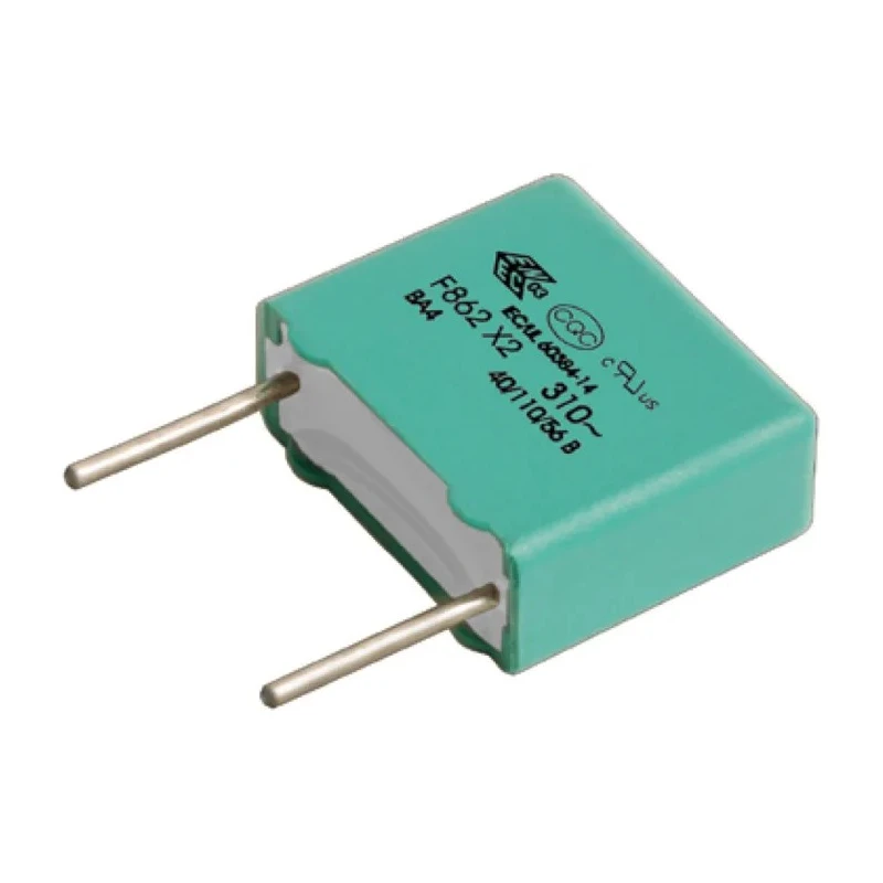 KEMET F862 Film Capacitor X2 Suppression Class, ±10% Tolerance, 470 nF Capacitance, 310 V DC 310 V AC F862DO474K310ZLH0J