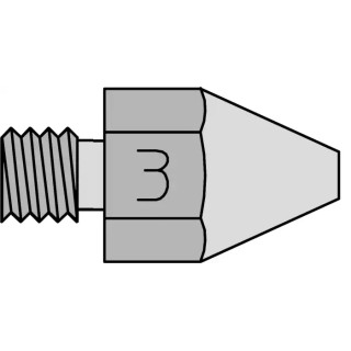 Weller 1.2 mm Hotair Desoldering Nozzle for DS80 & DSV80 Desoldering Irons T0051353099