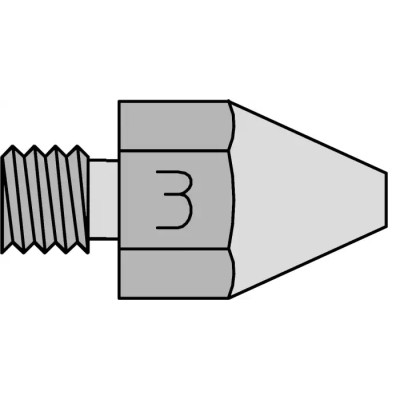 Weller 1.2 mm Hotair Desoldering Nozzle for DS80 & DSV80 Desoldering Irons T0051353099