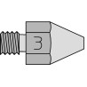 Weller 1.2 mm Hotair Desoldering Nozzle for DS80 & DSV80 Desoldering Irons T0051353099