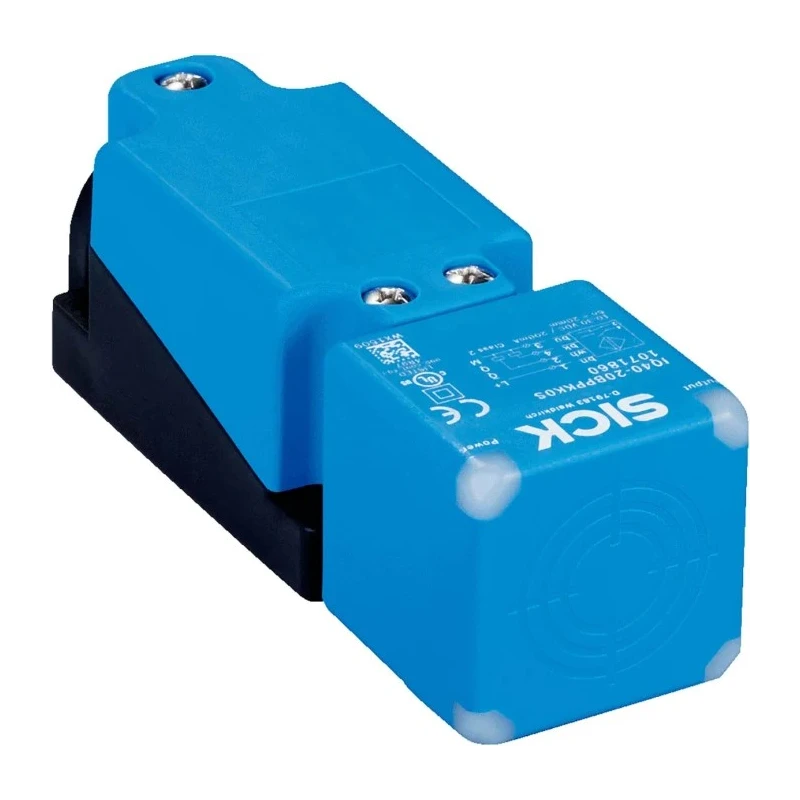 SICK Block Inductive Proximity Sensor M20 x 1.5, PNP Output, 30 V DC, 40 mm Detection Range IQ40-40NPOKK0S