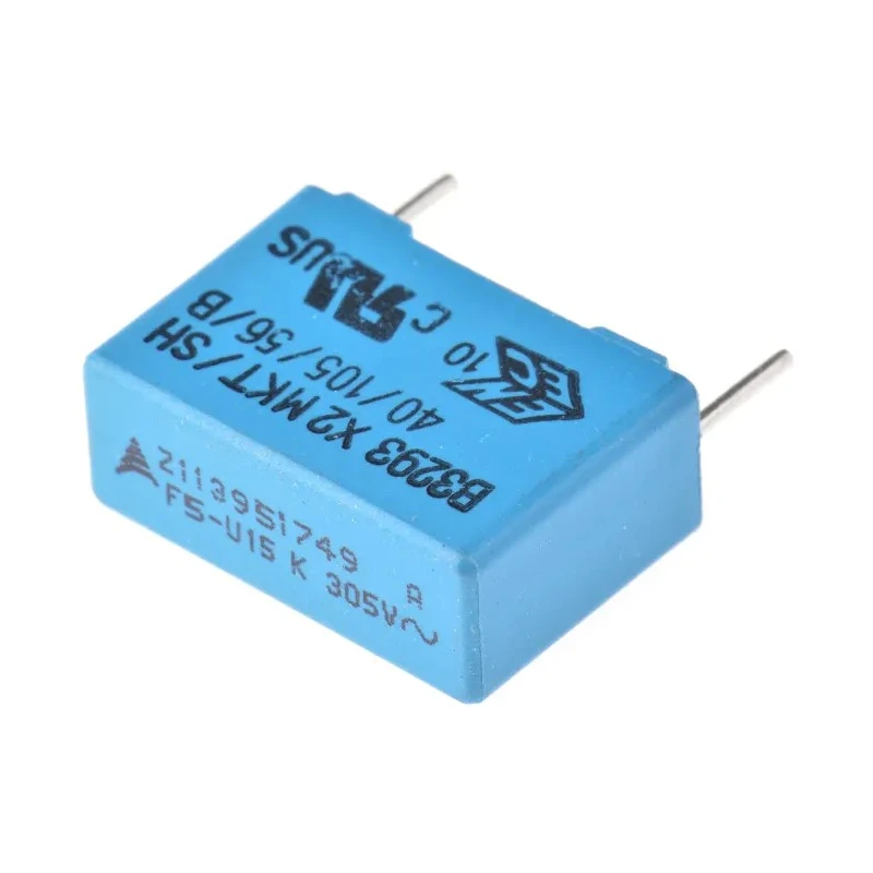 TDK Film Capacitor Through Hole 150 nF 305V AC 305V DC 2 Pin B32932A3154K000