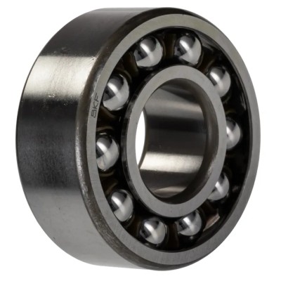 SKF 10 mm ID 2 Row Steel Ball Self-Aligning Ball Bearing 30 mm OD, Non-Metallic Cage, Open Type 2200 ETN9