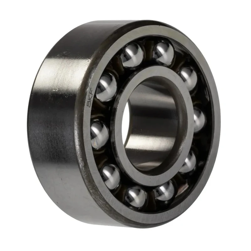 SKF 10 mm ID 2 Row Steel Ball Self-Aligning Ball Bearing 30 mm OD, Non-Metallic Cage, Open Type 2200 ETN9