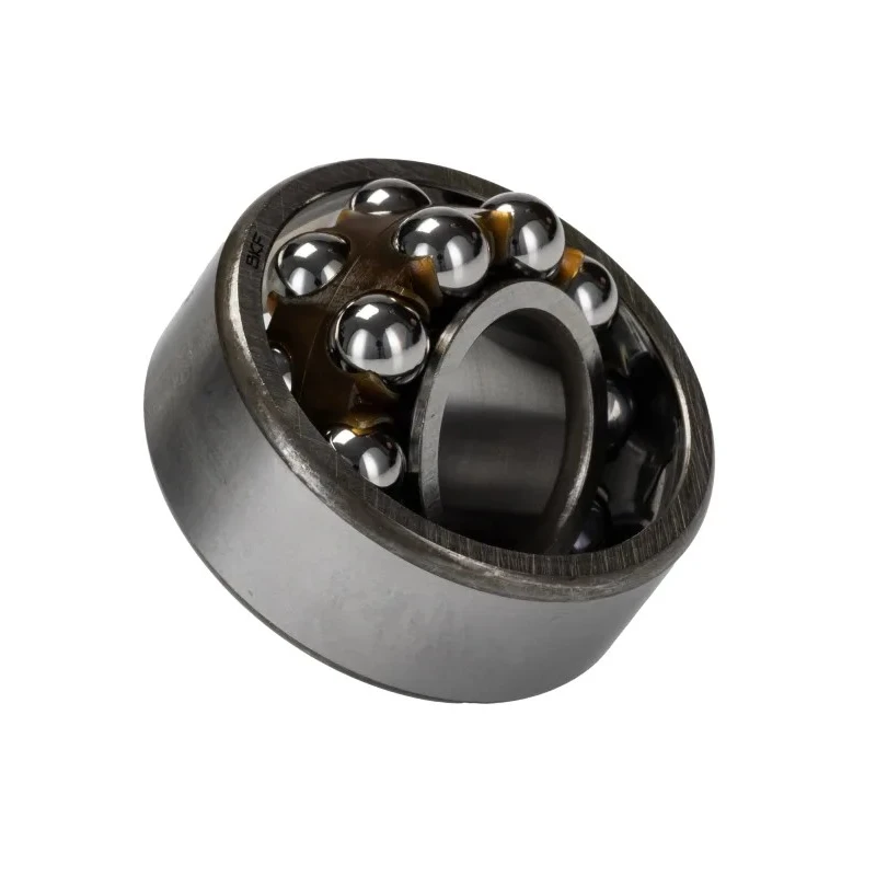 SKF 10 mm ID 2 Row Steel Ball Self-Aligning Ball Bearing 30 mm OD, Non-Metallic Cage, Open Type 2200 ETN9