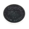 RS PRO 3V Lithium Manganese Dioxide Button Battery CR2450, 24.5 mm Diameter, 620mAh, 5 Pack CR2450