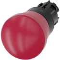 Siemens SIRIUS ACT Emergency Stop Push Button Head Plastic Mushroom Pull Release 22mm 3SU1000-1HA20-0AA0