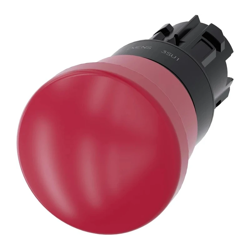 Siemens SIRIUS ACT Emergency Stop Push Button Head Plastic Mushroom Pull Release 22mm 3SU1000-1HA20-0AA0