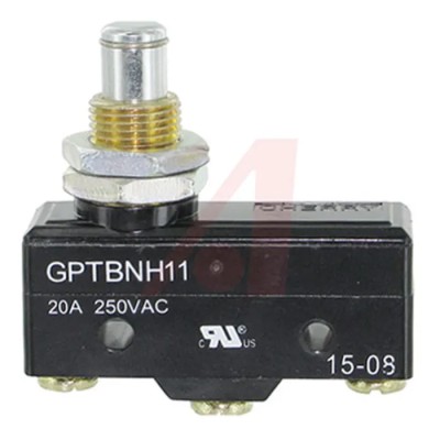 ZF Button Micro Switch with Screw Terminal 20A 250V AC SPCO IP40 GPTBNH11