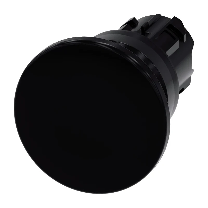 Siemens SIRIUS ACT 3SU10 Series Black Momentary Push Button Head 22mm Cutout IP66, IP67, IP69K 3SU1000-1BD10-0AA0