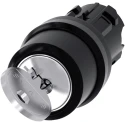 Siemens SIRIUS ACT 3SU10 2-position Key Switch Head Latching 22 mm Cutout 3SU1000-4BF11-0AA0