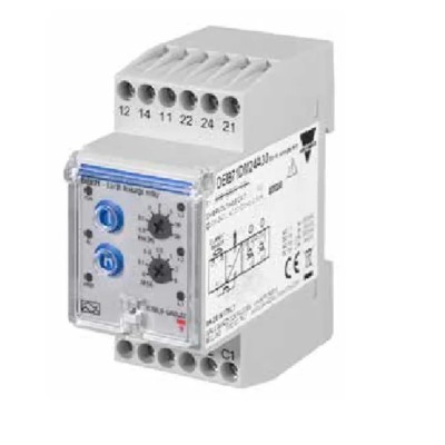 Carlo Gavazzi Earth Leakage Relay 24, 240V AC, 50 to 60 Hz ±10% Frequency, Two Relay Output DEB71DM24A30