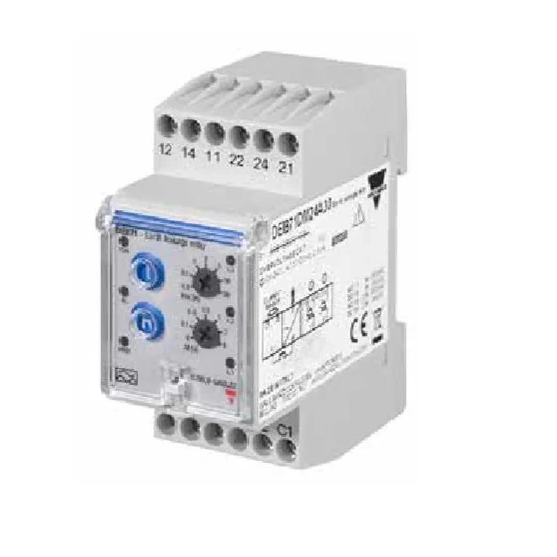 Carlo Gavazzi Earth Leakage Relay 24, 240V AC, 50 to 60 Hz ±10% Frequency, Two Relay Output DEB71DM24A30