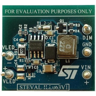 STMicroelectronics 3 A LED Driver Evaluation Board for LED5000 STEVAL-ILL063V1