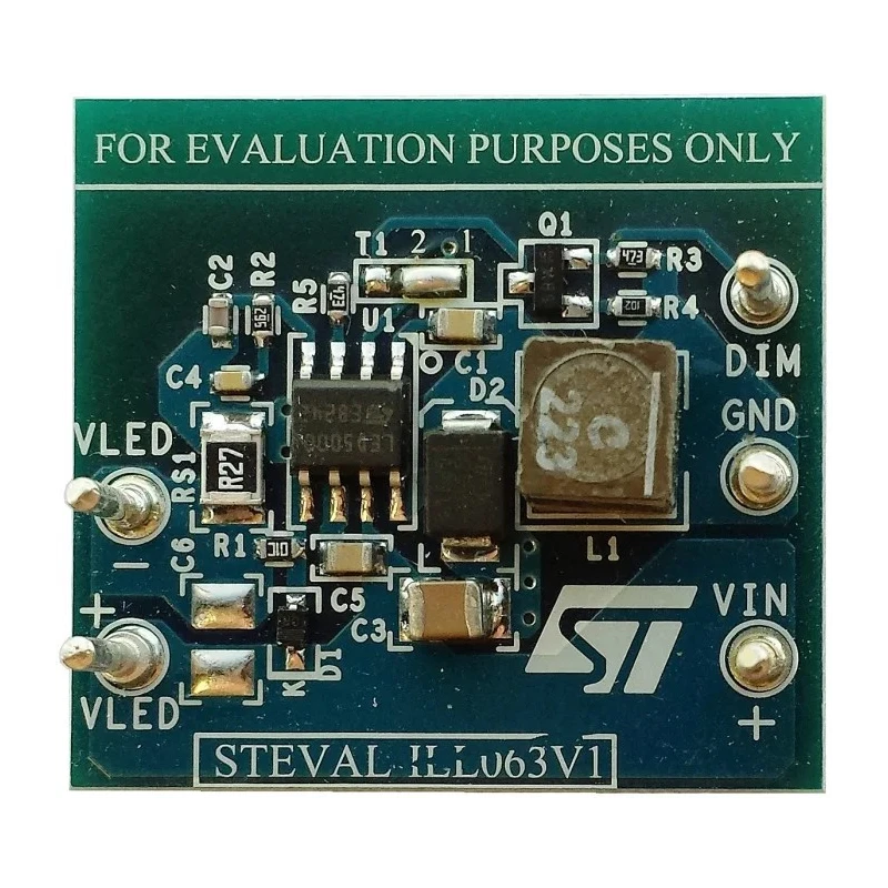 STMicroelectronics 3 A LED Driver Evaluation Board for LED5000 STEVAL-ILL063V1